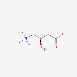 Chemical structure of L-carnitine